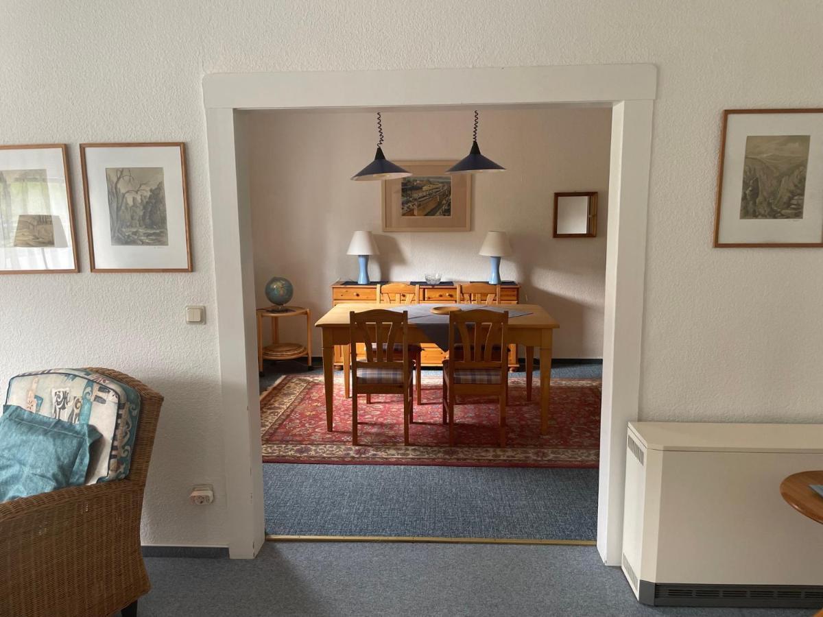Ferienwohnung Im Blauen Haus Bad Suderode Exterior photo
